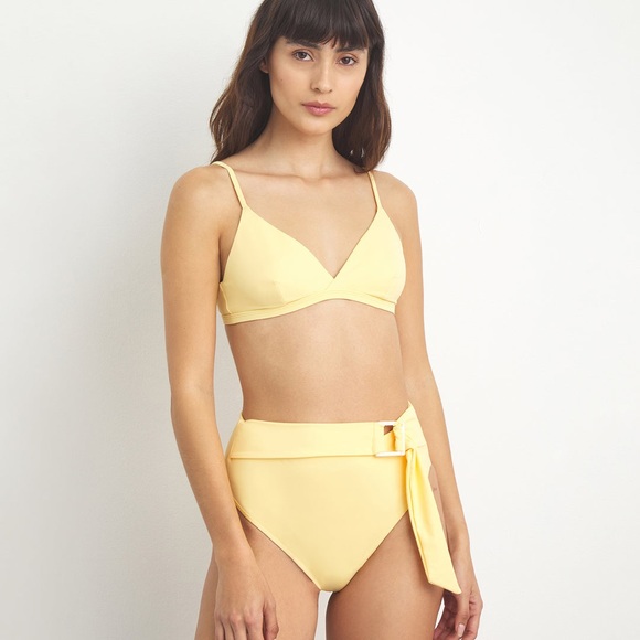 Onia Other - NWT Onia yellow high waisted bikini - size M